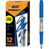 image:imageBIC Intensity Black Permanent Markers Fine Point 12Count Pack of MarkersBlue
