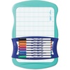 image:imageBIC Intensity Dry Erase Kit With 9 Dry Erase Markers and 1 DualSided Dry Erase Board Bullet Tip 28mm Assorted0W x 01H