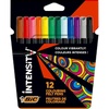 image:imageBIC Intensity Felt Tip Pens Vibrant Colouring Pens School Supplies for Kids or Adults 24 Packpkg of 12
