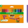 image:imageBIC Kids Plastidecor Colouring Crayons Crayons for Drawing and Crafts Assorted Colours Pack Of 24Pack Of 24