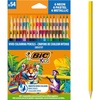 image:imageBIC Kids Smooth Colouring Pencils Made from 100 Responsibly Sourced Wood Assorted Standard Metallic Pastel and Neon Colours Pack of 54Pack of 54