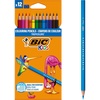 image:imageBIC Kids Tropicolors 2 Colouring Pencils 12 Pack12 Count Pack of 1
