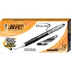 image:imageBIC Velocity Retractable Ballpoint Pens Medium Point 10 mm 12CountBlack