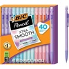 image:imageBIC Xtra Smooth Bright Edition Mechanical Pencils 07 mm Medium Point Bulk School Supplies for Students and Teachers 40Count PackPastel Edition