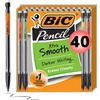 image:imageBIC Xtra Smooth Bright Edition Mechanical Pencils 07 mm Medium Point Bulk School Supplies for Students and Teachers 40Count Packblack