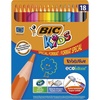 image:imageBiC Kids Ecolutions Evolution Colouring Pencils  MultiColoured Pack of 18pack of 15