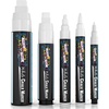 image:imageCHALKY CROWN Jumbo Liquid Chalk Markers  Bold Colors  8 Pack 15mmWhite 15mm  5 Pack