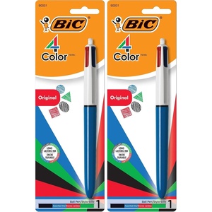 image:imageBIC 4Color 31 Retractable Ballpoint Pen 07 mm Pencil 1 CountGreen