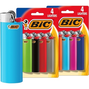 image:imageBIC Classic Maxi Pocket Lighter Safe and Reliable 8Pack Assorted ColorsAssorted