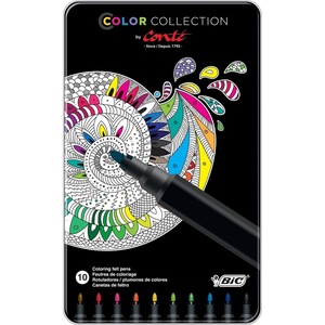 image:imageBIC Color Collection by Conte Felt Pen10 Count Pack of 1