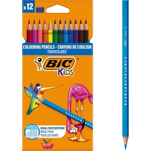 image:imageBIC Kids Tropicolors 2 Colouring Pencils 12 Pack12 Count Pack of 1
