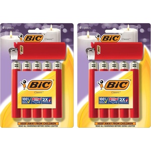 image:imageBIC Maxi Pocket Lighters Green 12Pack Safe and Reliable LongLastingRed