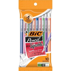 image:imageBIC XtraStrong Mechanical Pencil Colorful Barrel Thick Point 09mm 10Count10 Count Pack of 1