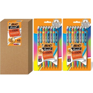 image:imageBIC XtraStrong Mechanical Pencil Colorful Barrel Thick Point 09mm 48Count09mm