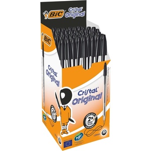 image:imageBiC Cristal Original Ballpoint Pens Assorted Colours Pack of 4Black