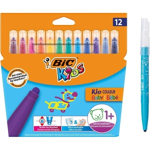 image:imageBic Kids Kid Couleur Colouring Pens Value Pack Pack of 10 Plus 2 Free1 Count Pack of 12