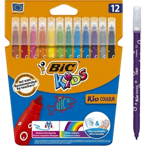 image:imageBic Kids Kid Couleur Colouring Pens Value Pack Pack of 10 Plus 2 Free12 Count