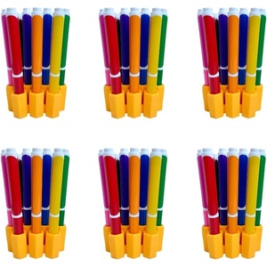 image:imageBig Bee Little Bee  Marker Parker Holder to Keep Markers Organized Fits Most Broad and Fine Tip Markers 100 Silicone As Seen on Shark TankMarker Parker Marigold 6Pack