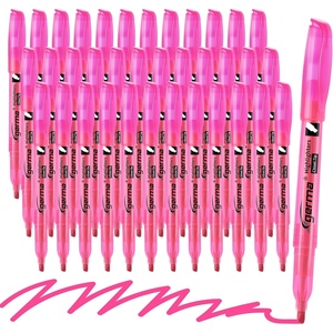 image:imageCgerma Highlighters 36 Pack Chisel Tip Green Highlighter Bright ColorsQuickly Drying Perfect for Students Kids Adults Classroom School OfficePink