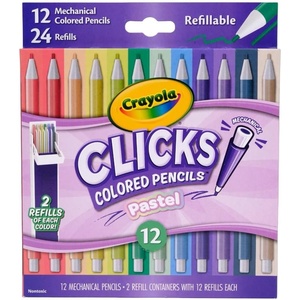 image:imageCrayola Clicks Retractable Markers Bold 10ct Teacher Classroom School Supplies Spring Crafts No Dry Washable Markers for KidsPastel