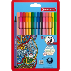 image:imageSTABILO  premium felttip pen  Pen 68Pack of 15