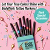 image:imageBIC BodyMark Temporary Tattoo Markers Precision Series 8Count Pack