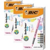 image:imageBIC Brite Liner Highlighters Chisel Tip 12Count Pink Set for OrganizingPastel