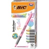 image:imageBIC Brite Liner Highlighters Chisel Tip 12Count Pink Set for OrganizingPastel
