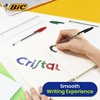 image:imageBIC Cristal Original Ballpoint Pens Fine Point 10mm Assorted Colours Reliable Everyday Pens for School and Office Smooth Writing Comfortable Grip Durable and LongLasting Pack of 5