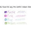 image:imageBIC Round Stic Grip Xtra Comfort Fashion Ballpoint Pens Assorted Fashion Colors Pack of 8