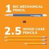 image:imageBIC XtraSparkle Number 2 Mechanical Pencils With Erasers Medium Point 07mm 144Count Pack Cute Mechanical Pencils for Girls Boys and Adults07mm