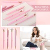 image:imageDAIKOYE 10 Pcs Ballpoint Pens Set Party Favors for Kids Pink Gifts Pink Pens for Women Girls Office Supplies School Supplies Black Ink Metal Crystal Diamond PensPink