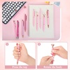 image:imageDAIKOYE 10 Pcs Ballpoint Pens Set Party Favors for Kids Pink Gifts Pink Pens for Women Girls Office Supplies School Supplies Black Ink Metal Crystal Diamond PensPink