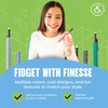 image:imageGyre amp Gimble Textured Silicone Pencil Sleeves for Kids amp Adults For Quiet amp Calm Fidgeting Fits Mechanical Pencils  4 Grips 2 PencilsJungle