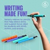 image:imageGyre amp Gimble Textured Silicone Pencil Sleeves for Kids amp Adults For Quiet amp Calm Fidgeting Fits Mechanical Pencils  4 Grips 2 PencilsLagoon