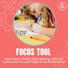 image:imageGyre amp Gimble Textured Silicone Pencil Sleeves for Kids amp Adults For Quiet amp Calm Fidgeting Fits Mechanical Pencils  4 Grips 2 PencilsLagoon