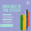 image:imageGyre amp Gimble Textured Silicone Pencil Sleeves for Kids amp Adults For Quiet amp Calm Fidgeting Fits Mechanical Pencils  4 Grips 2 PencilsLagoon