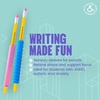 image:imageGyre amp Gimble Textured Silicone Pencil Sleeves for Kids amp Adults For Quiet amp Calm Fidgeting Fits Mechanical Pencils  4 Grips 2 PencilsSchoolyard