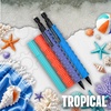 image:imageGyre amp Gimble Textured Silicone Pencil Sleeves for Kids amp Adults For Quiet amp Calm Fidgeting Fits Mechanical Pencils  4 Grips 2 PencilsTropical