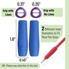 image:imageMr Pen Pencil and Pen Grips Colorful 12 Pack Pencil Grips for AdultsBright Colors
