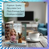 image:imageStuff4 Bichon Frise Birthday Card for Women A Girl and Her DogBelgian Malinois