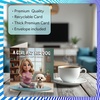 image:imageStuff4 Bichon Frise Birthday Card for Women A Girl and Her DogBichon Frise