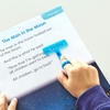 image:imagehand2mind FingerFocus Highlighter Guided Reading Strips Reading Pointers for Kids Dyslexia Tools for Kids ADHD Tools Special Education School Supplies Teacher Classroom Must Haves 1 Pack