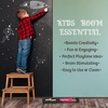 image:imageCHALKY CROWN  Chalkboard Contact Paper  Chalkboard Paper Roll Peel amp Stick Black Contact Paper  Wallpaper Stick amp Peel Chalkboard Paper for Wall 7 Feet