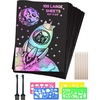 image:imageCHALKY CROWN  Black Scratch Art Paper Rainbow Scratch Paper Art Set  Art Paper Rainbow Paper  Scratch Pad