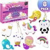 image:imageCHALKY CROWN 8 Diamond Painting Keychains Kit for Crafts  Gem Art Kits for Gem Painting Kit  Kawaii Diamond Art Keychains Kits for Crafts  Diamond Art for Gem Stickers for Crafts 8 Pack Female