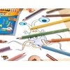 image:imageBIC Kids Evolution Stripes Colouring Pencils  Assorted Colours 24 Count Pack of 1