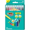 image:imageBIC Kids Ultra Washable Markers Medium Point Assorted Colors 20Pack BKCM20AST