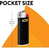 image:imageBIC Mini Pocket Lighters Assorted Bright Colors 50Count Tray Safe and Reliable ChildResistant Lighters