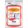 image:imageBIC Velleda White and Seyes DoubleSided Dry Erase Slate 21x31 cm with Dry Erase Felt and Eraser  Random Colors